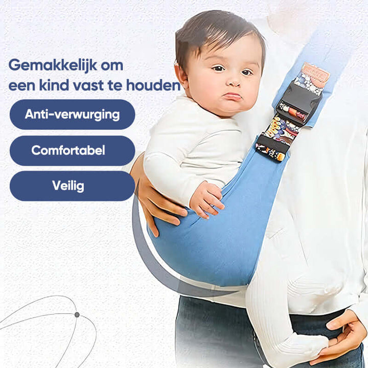Porte-bébé ergonomique avec bretelles réglables