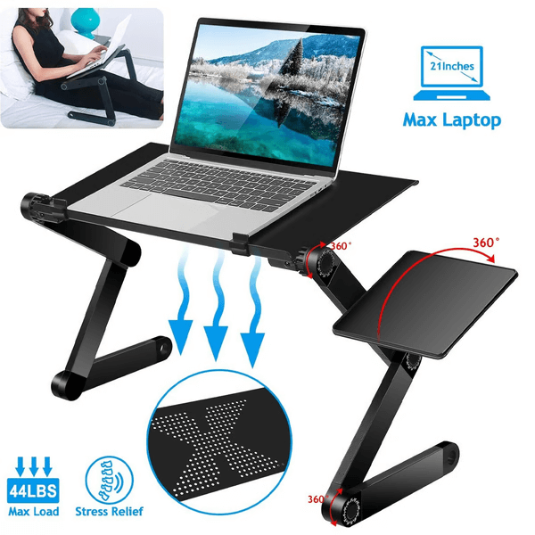 Support ergonomique pour ordinateur portable rotatif à 360° - FlexStand