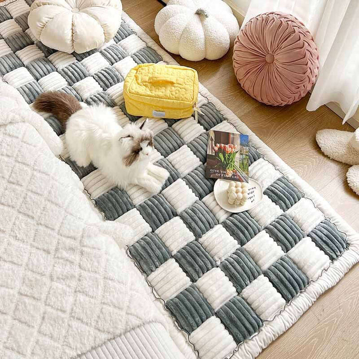 Couverture douillette pour animaux de compagnie, canapé, protection des meubles, chenille