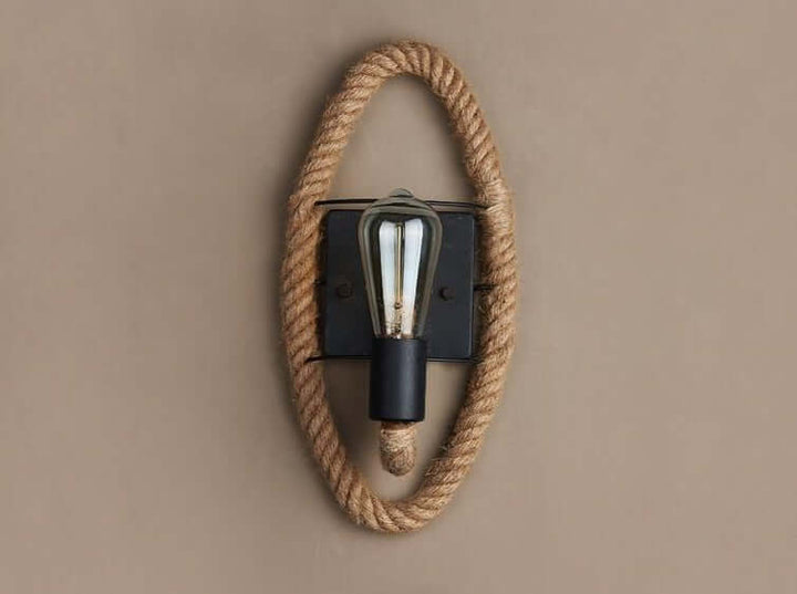 Vintage Seil-Wandleuchte Industrial Design