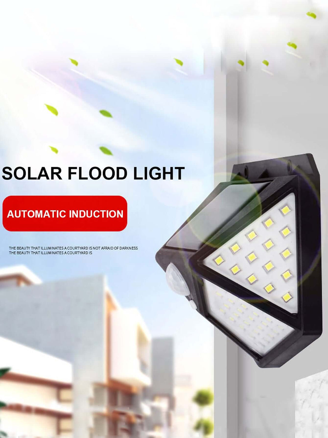 Solar Gartenleuchte mit Bewegungsmelder