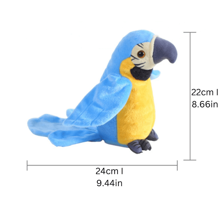 Perroquet parlant en peluche - Jouet interactif