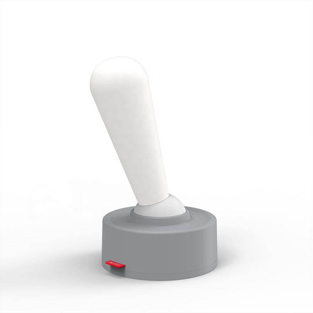 Lampe de table LED rétro à levier rechargeable