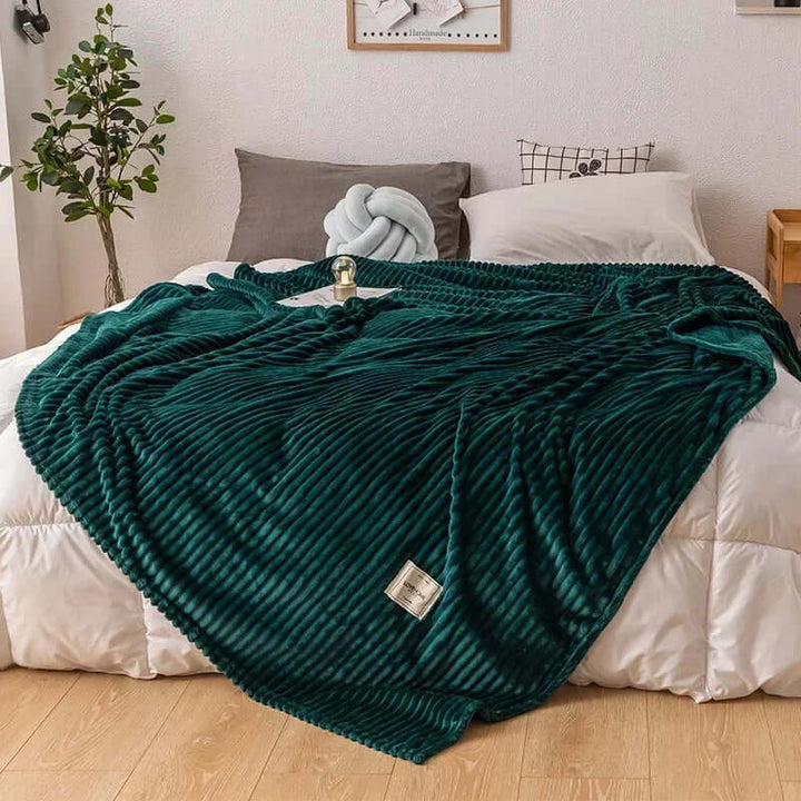 Couverture d'automne en flanelle douillette pour des nuits chaudes