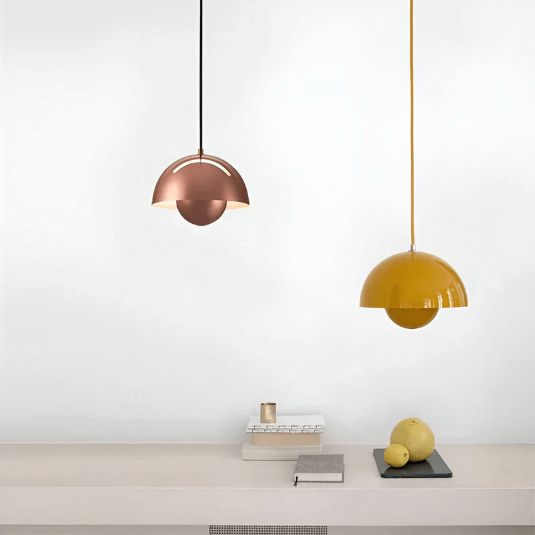 Skandinavische LED-Hängeleuchte - Blumentopf Design