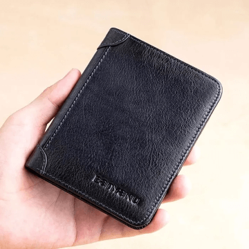 RFID-Geldbörse aus echtem Leder