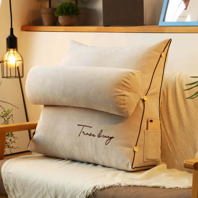 Coussin de soutien dorsal triangulaire pour plus de confort