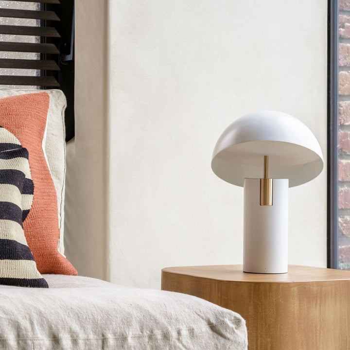 Lampe de table au design moderne avec cylindres rotatifs