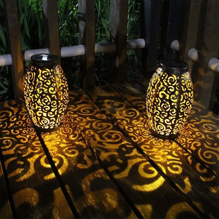 Solarlaterne Außen Garten Deko Warmweiß