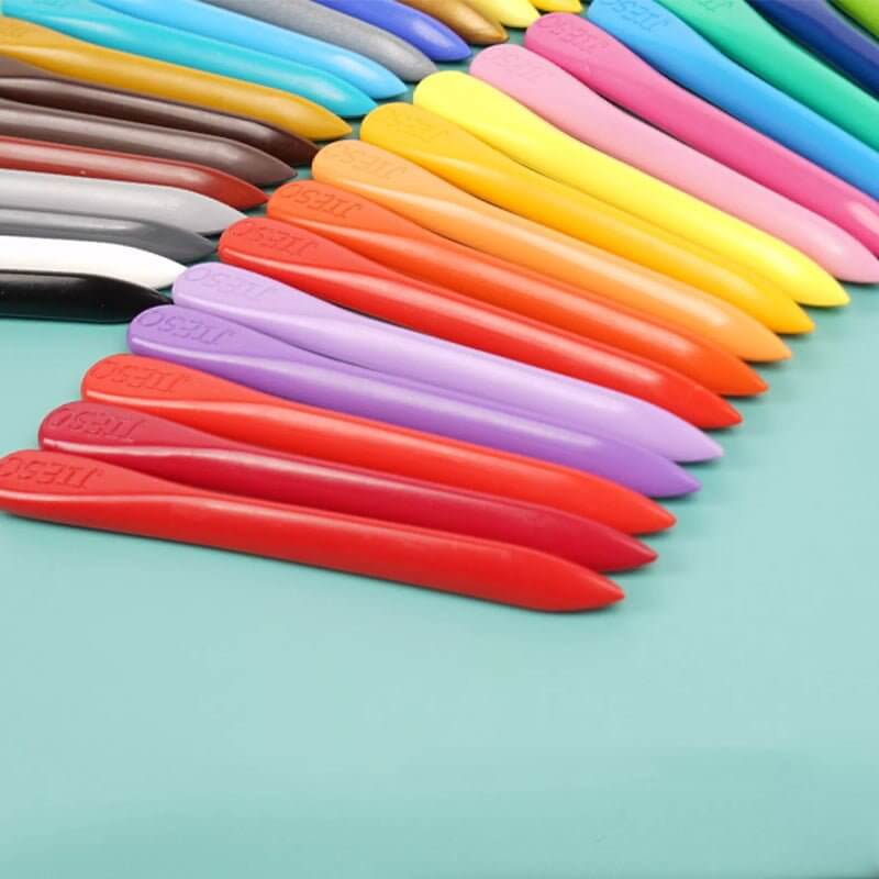 Coffret créatif - Crayons de cire colorés fabriqués à partir de matériaux organiques