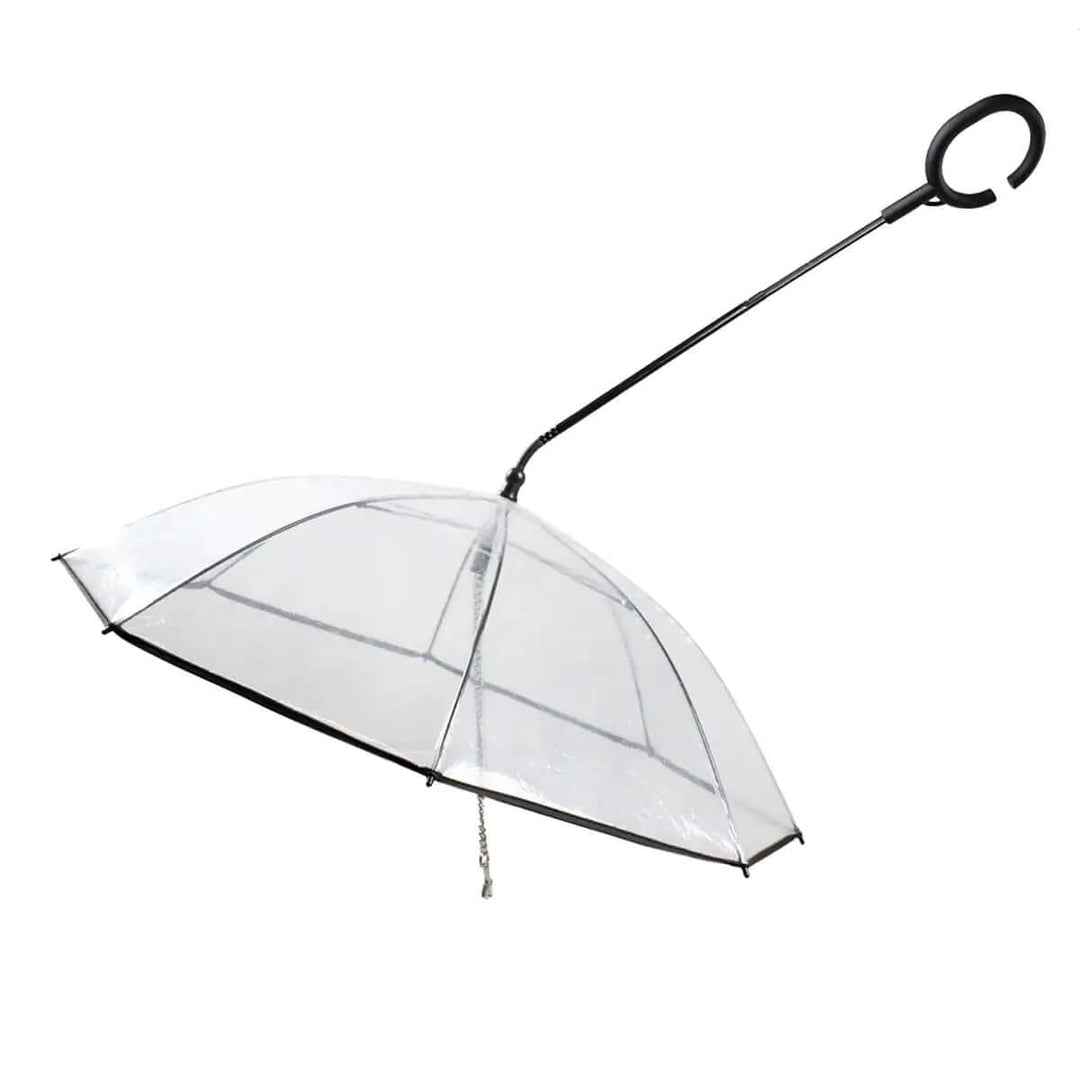 Parapluie transparent pour chien pour pattes sèches