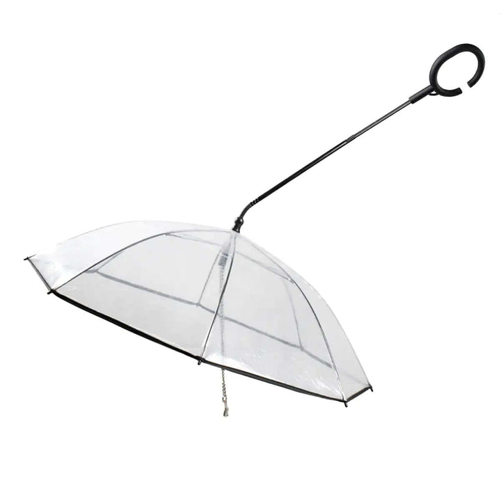 Parapluie transparent pour chien pour pattes sèches