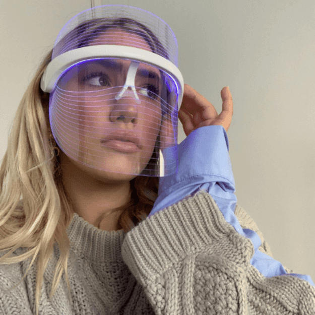 LED-Lichttherapiemaske für strahlende Haut