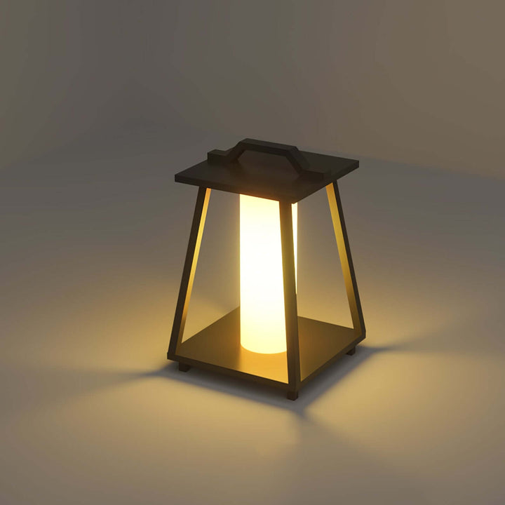 Tragbare LED Außenleuchte für Garten & Balkon