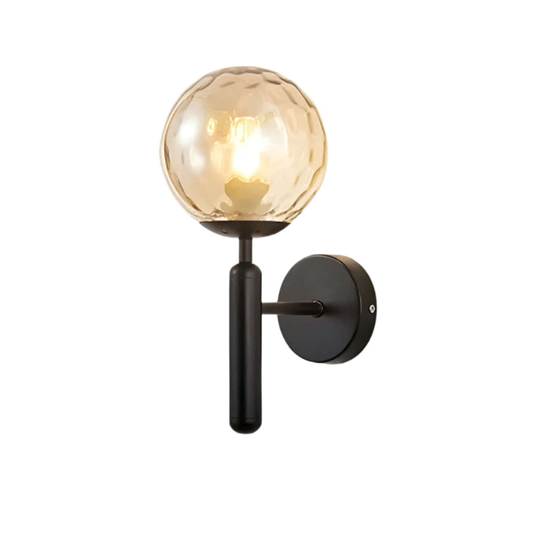 Elegante Glas-Wandleuchte im Vintage-Stil