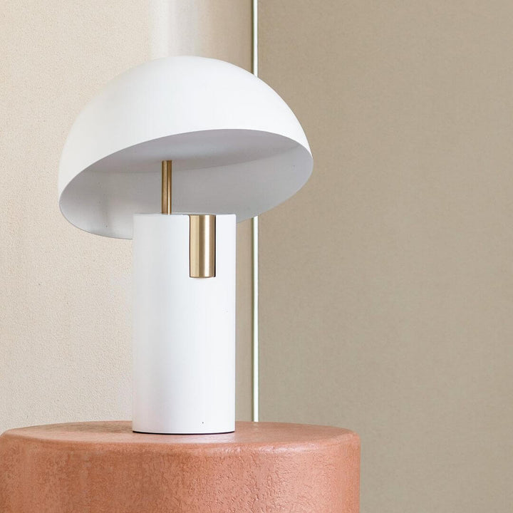 Lampe de table au design moderne avec cylindres rotatifs