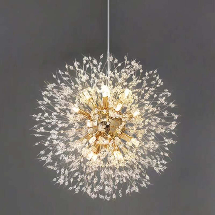 Suspension LED moderne en cristal