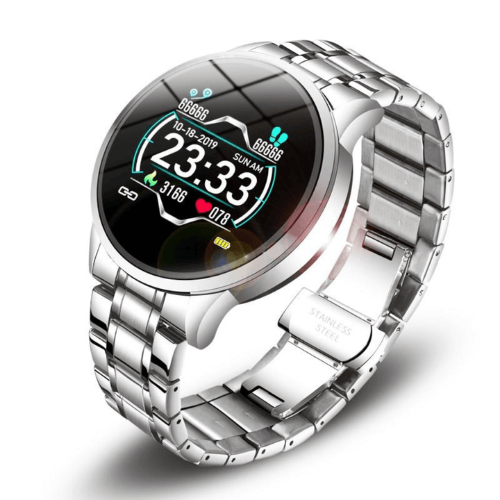 Klassische Smartwatch mit Fitness-Tracker