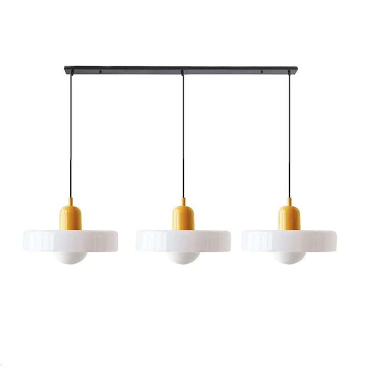 Lampe suspendue Bauhaus à 3 têtes