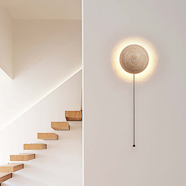 Elegante Cremefarbene Wandleuchte