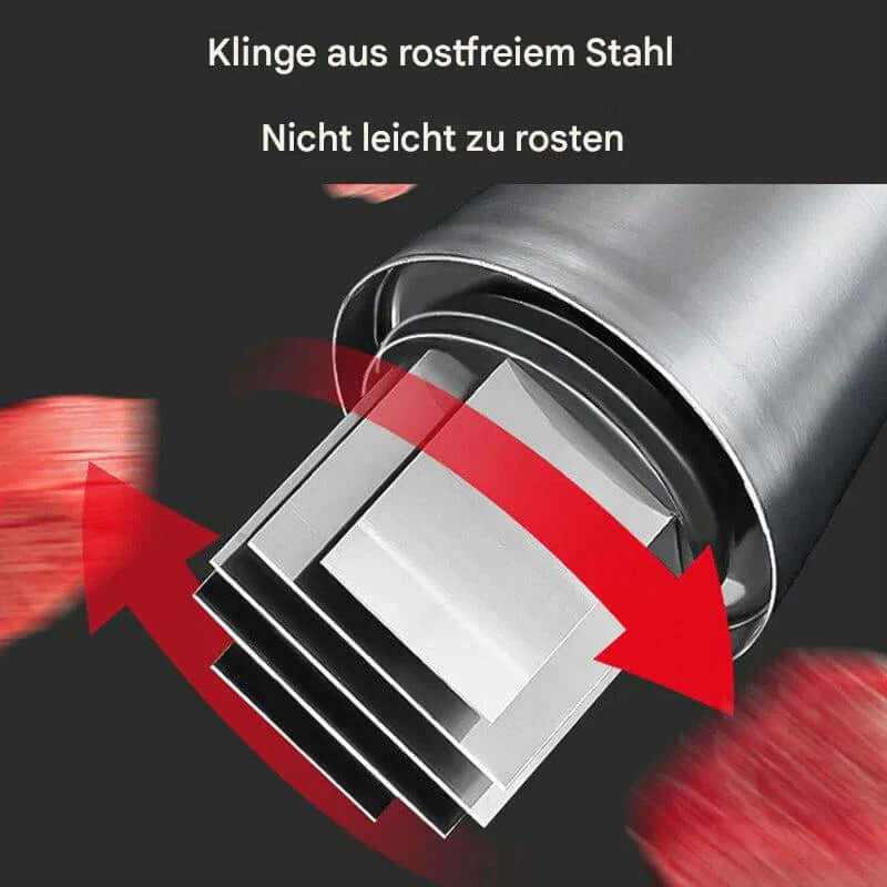 Edelstahl Gemüse- & Knoblauchhacker