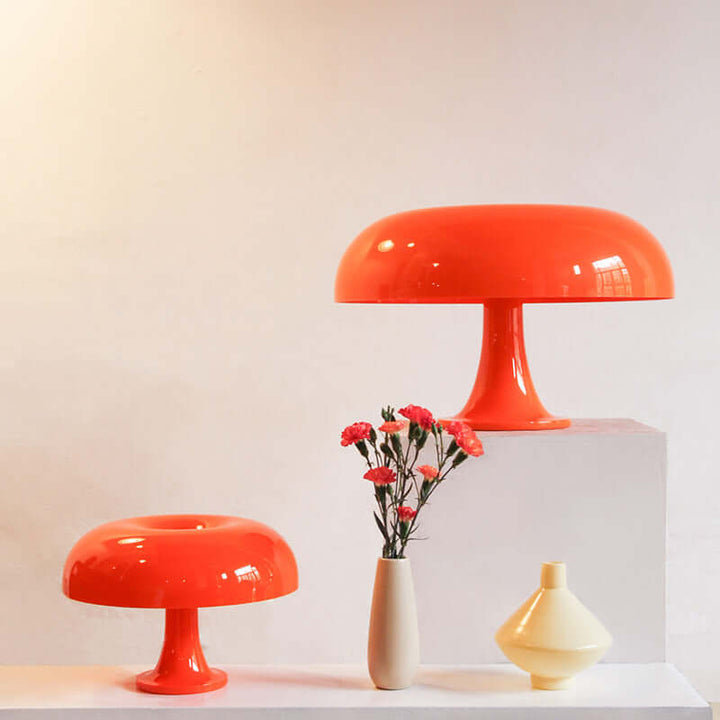 Minimalistische Pilz Tischlampe