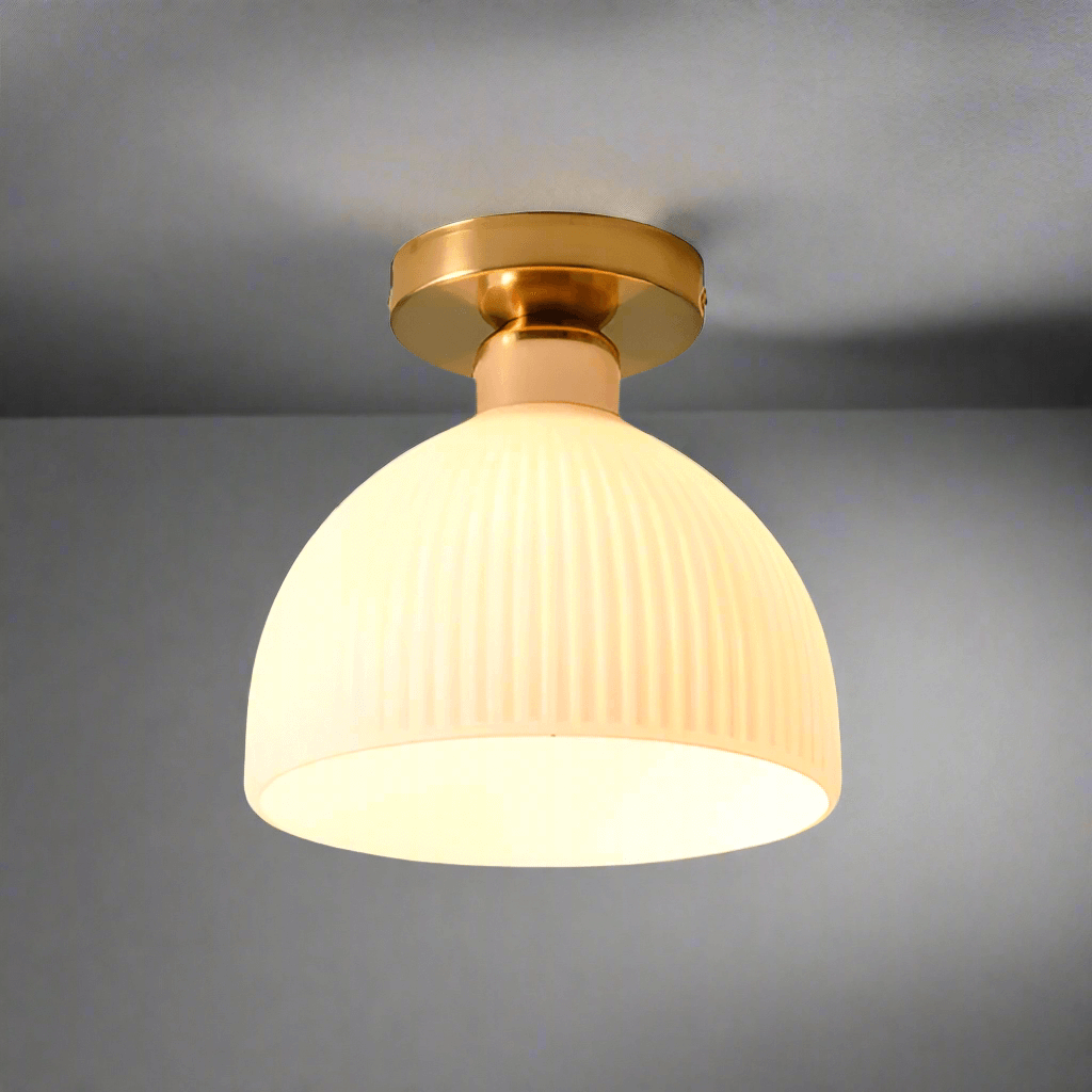 Milchglas Deckenleuchte