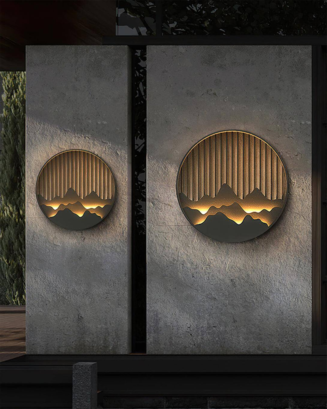 Applique murale LED d'extérieur, étanche, design moderne