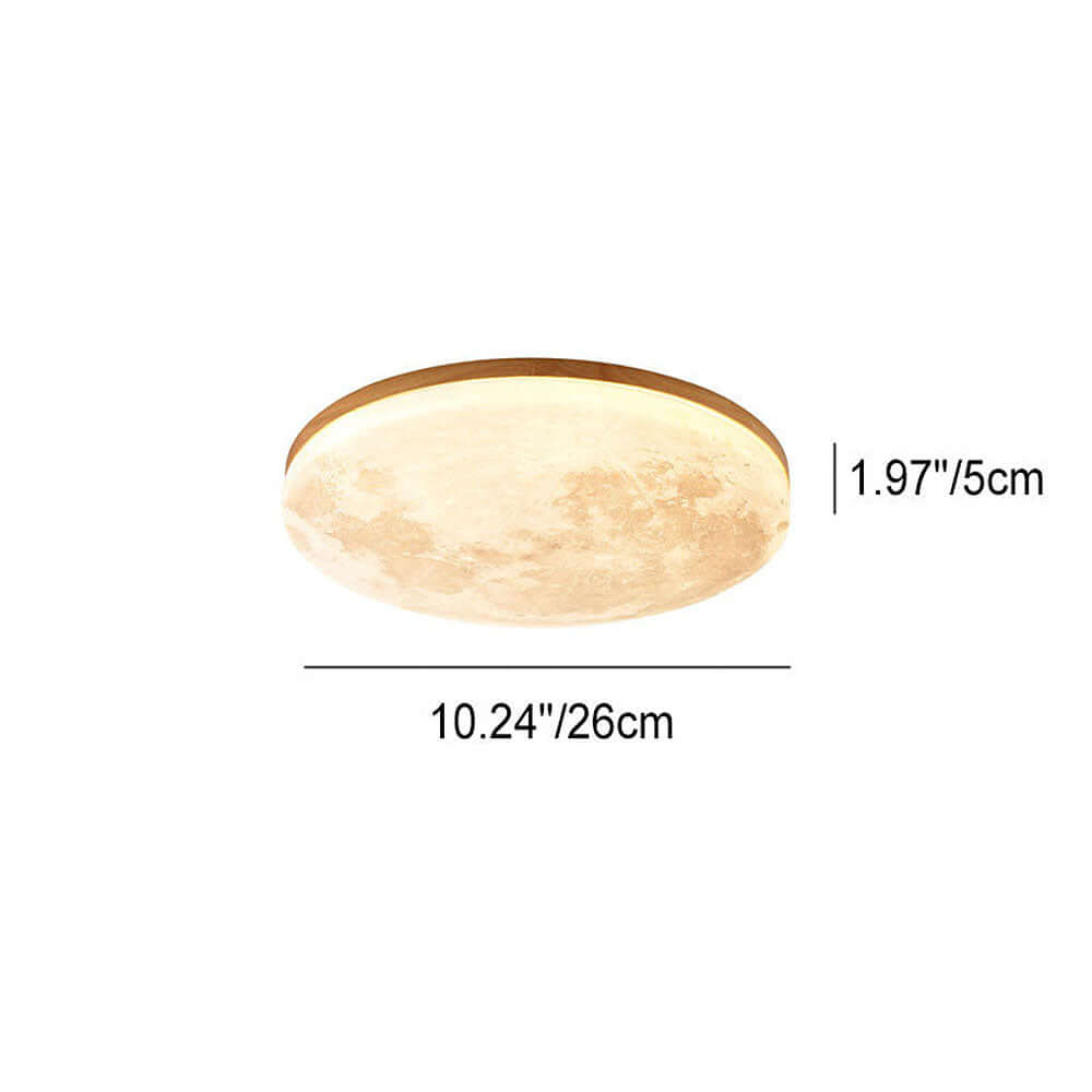 Plafonnier LED en forme de lune