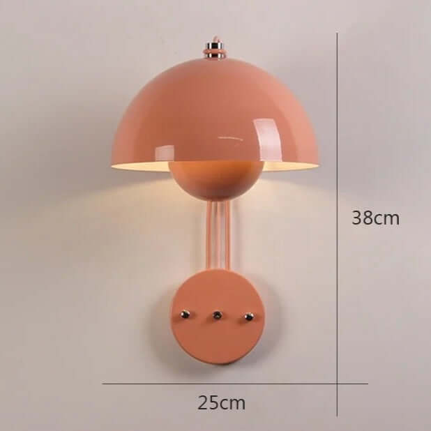 Moderne LED-Wandleuchte Blume