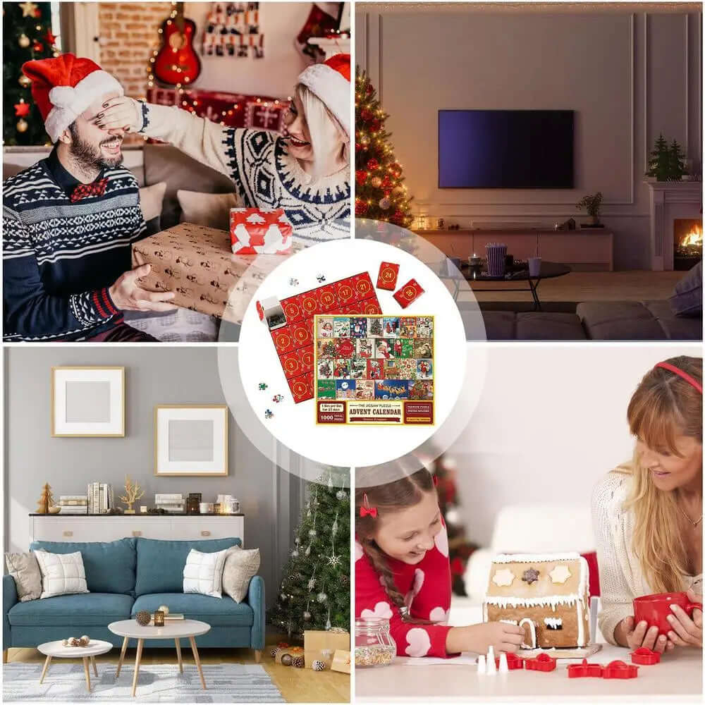 Weihnachts-Puzzle-Adventskalender