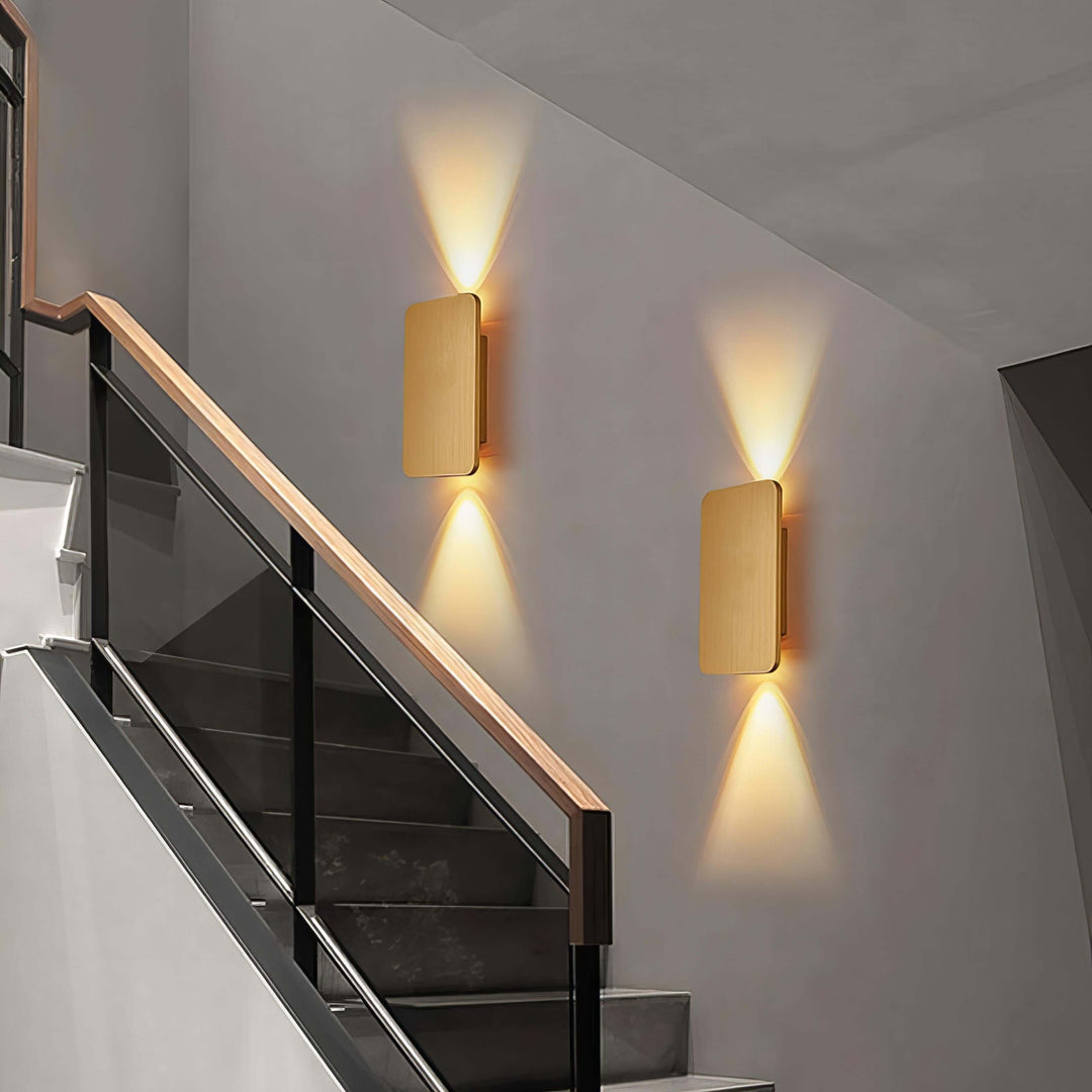 Verstellbare Rechteckige LED-Wandleuchte