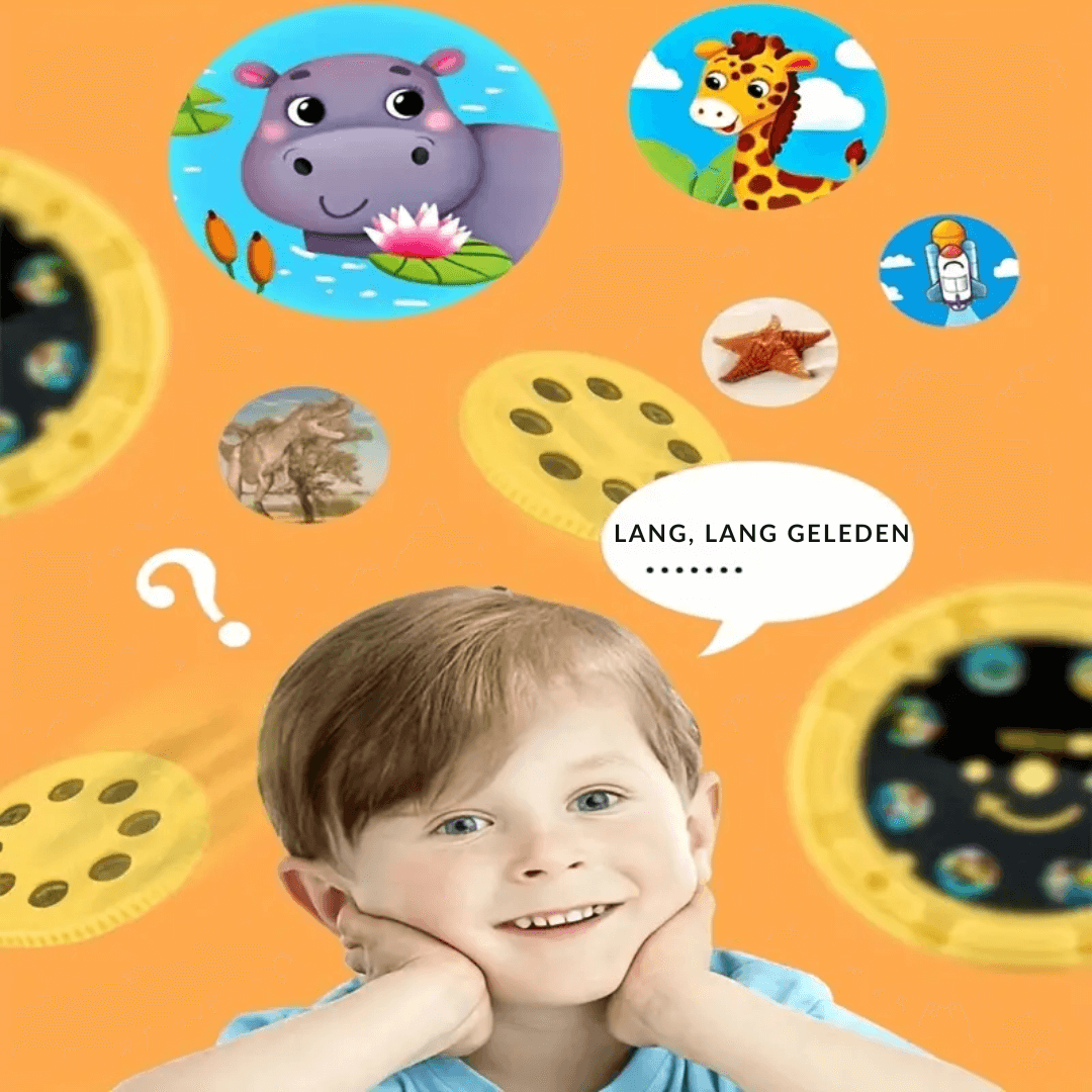 Projektor Taschenlampe für Kinder - 32 Dias