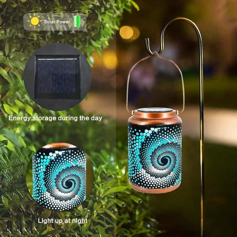 Solar Gartenlampe - Dekorativ & Funktional