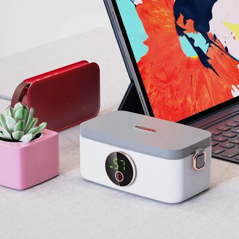 Elektrische Lunchbox 1000ml - Warmhaltebox mit Akku