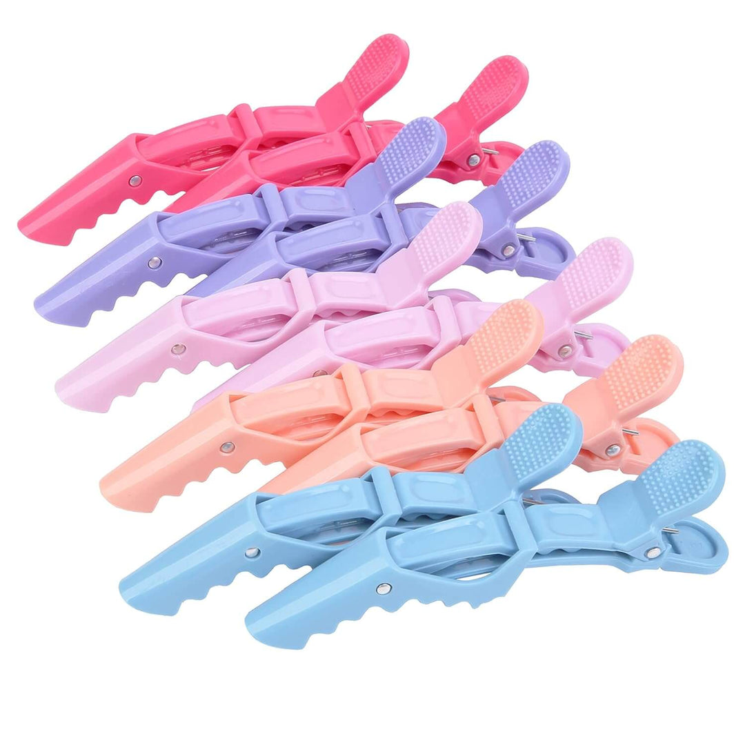 Haarstyling-Clips Set 10 Stück - Profi Friseur Haar Klammern