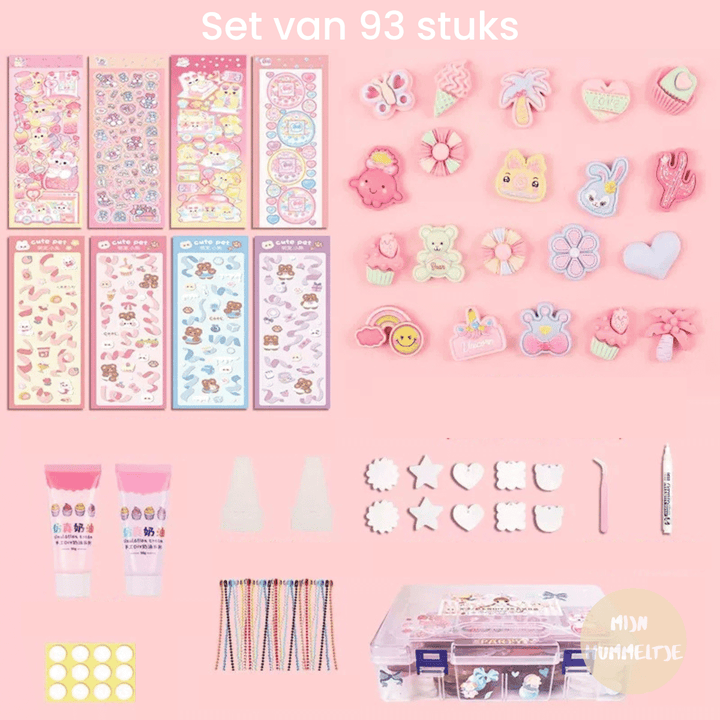 Kreatives 3D-Sticker-Set - Deko-Set für Kinder & Erwachsene