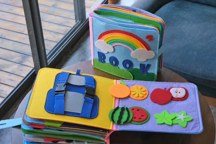 Montessori Filz-Bilderbuch - Abenteuer & Kreativität