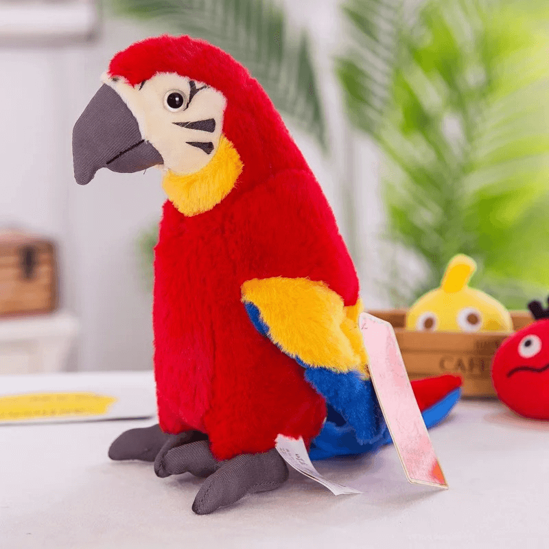 Perroquet parlant en peluche - Jouet interactif