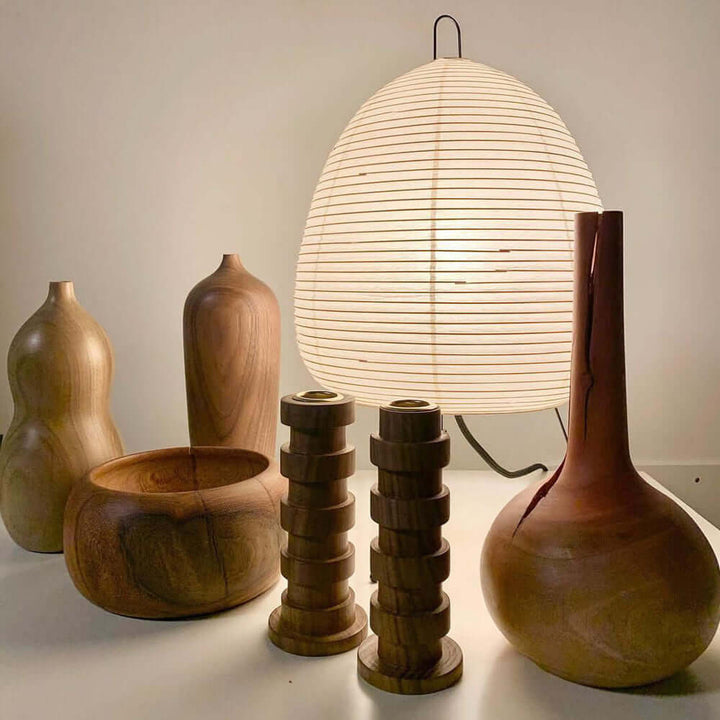 Japanische Tischlampe Yumi - Stimmungsvolles Licht
