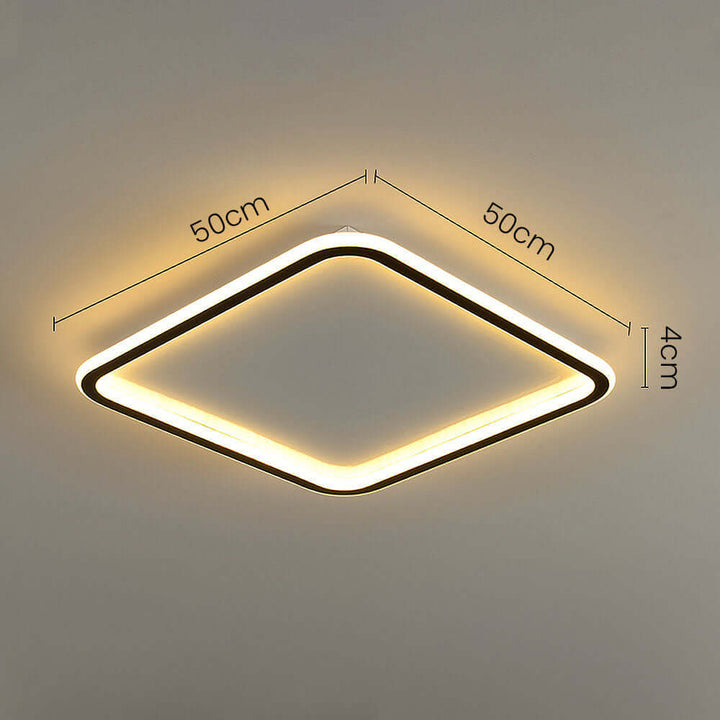 Quadratische LED Deckenleuchte