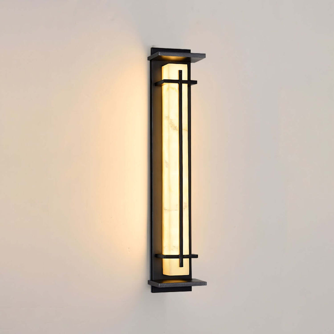 Quadratische LED-Außenwandleuchte