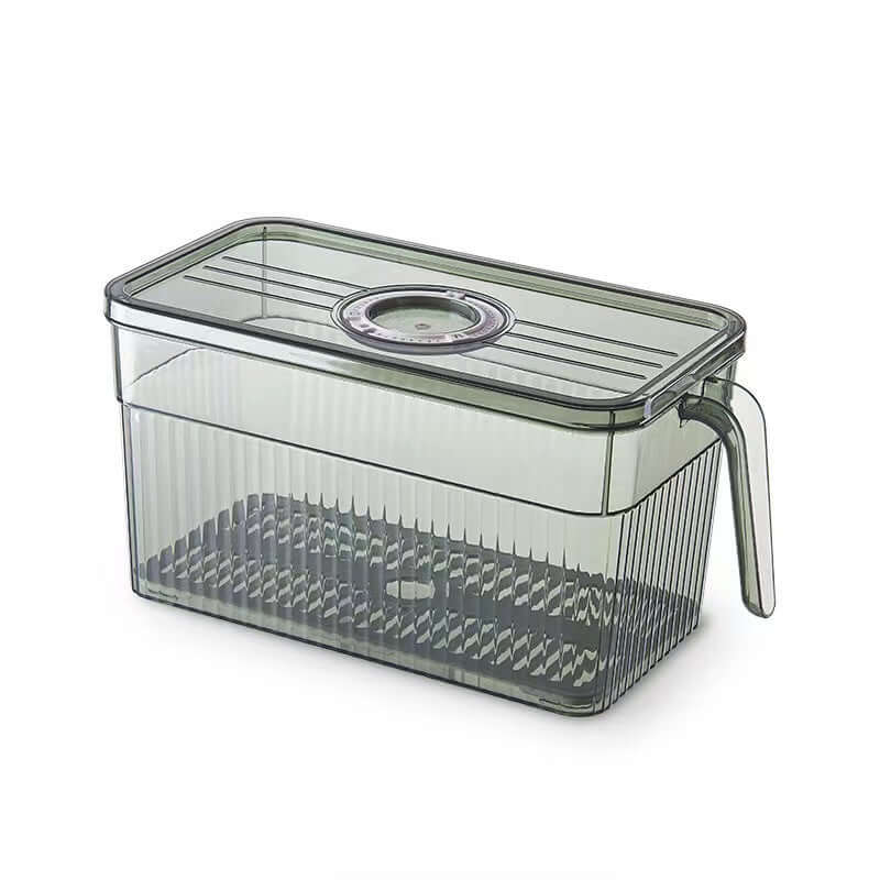 Boîte de rangement pour réfrigérateur - Empilable, transparente