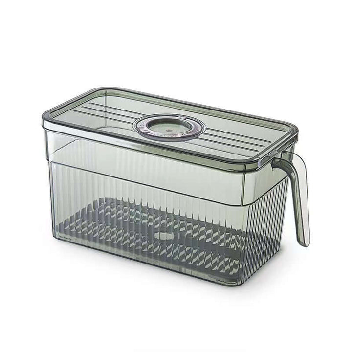 Boîte de rangement pour réfrigérateur - Empilable, transparente