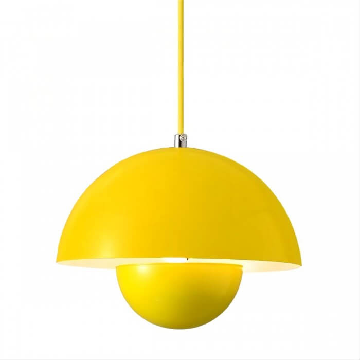 Suspension design macaron bourgeon de fleur