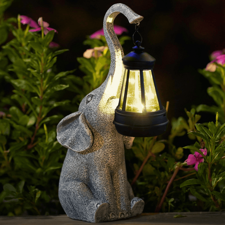 Solar Elefanten Gartenlampe