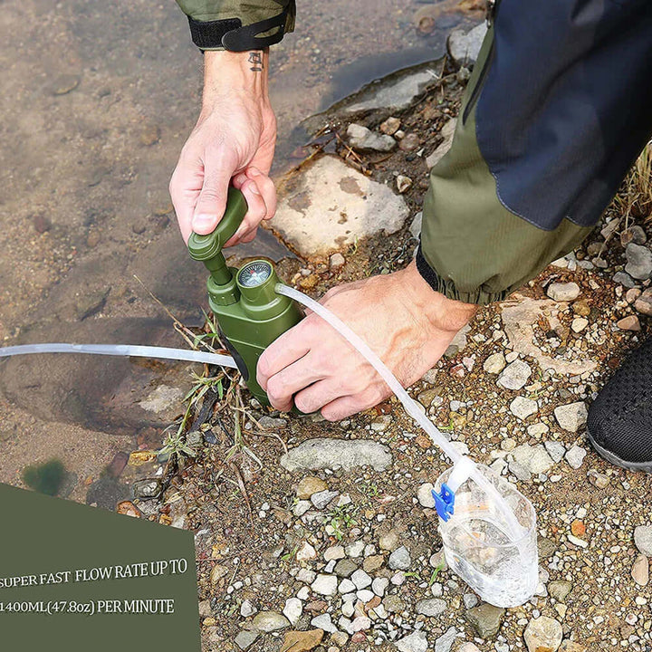 Tragbarer Wasserfilter für Outdoor & Camping