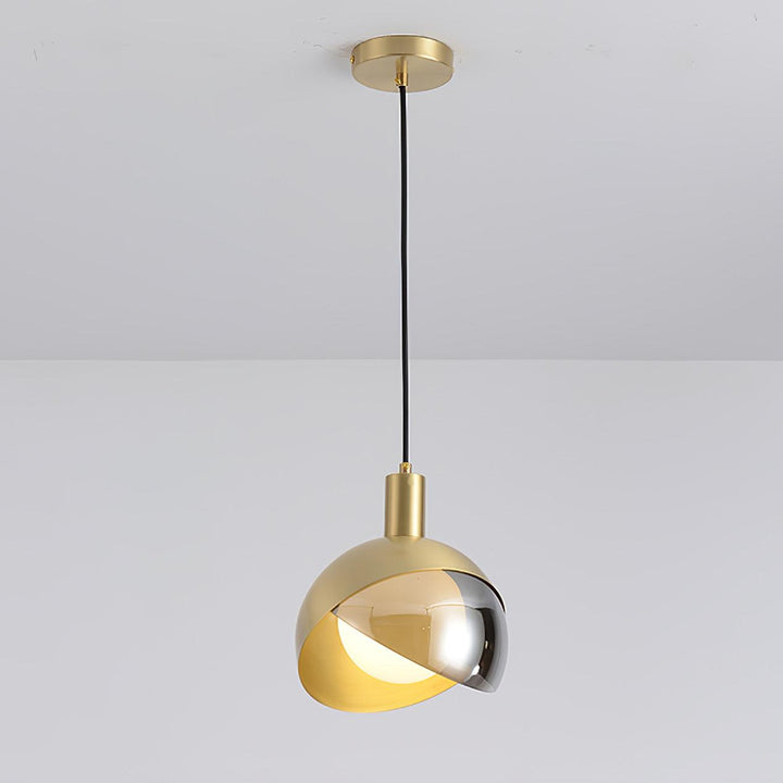 Elegante Pendelleuchte - Glas Metall Design