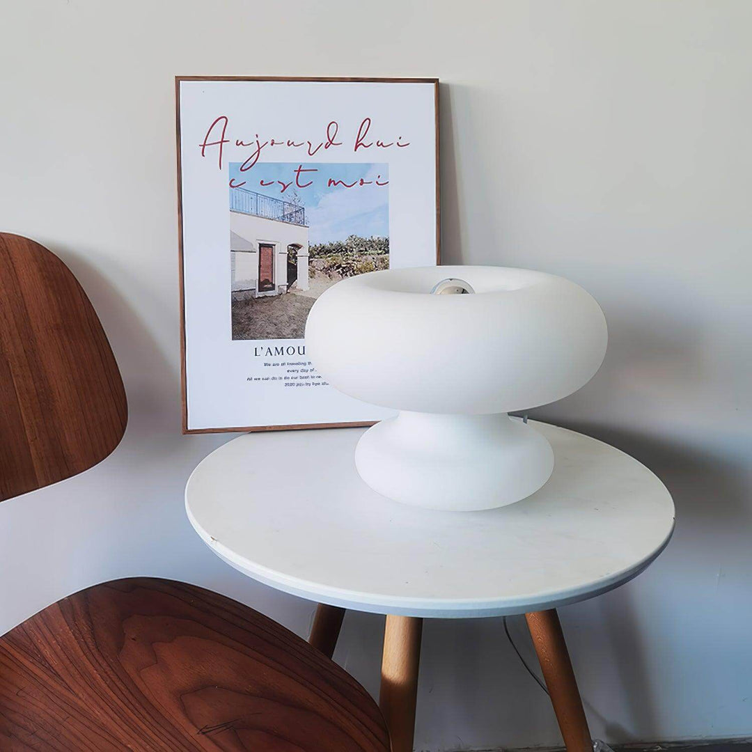 Lampe de table Donut design moderne éclairage intérieur LED