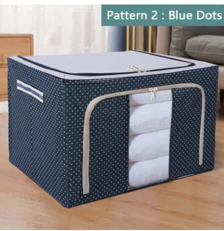 Grande boîte de rangement pour vêtements en tissu Oxford
